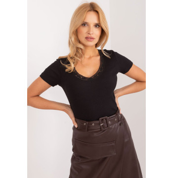 Bluzka Model D16113Z02448B Black - Sublevel