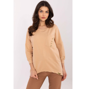 Bluzka Model CLM-BZ-1263.49 Camel - Factory Price