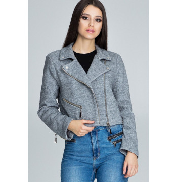 Kurtka Damska Model M607 Grey - Figl