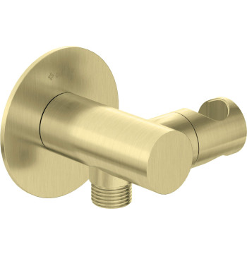 Przyłącze kątowe okrągłe z uchwytem na słuchawkę