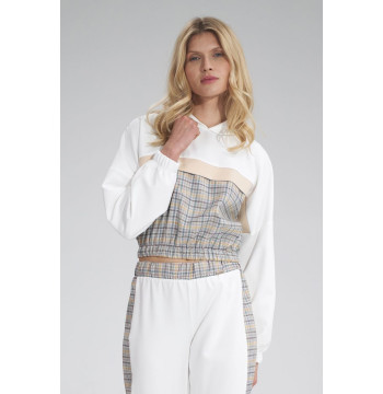 Bluza Damska Model M757 Ecru/Wzór 121 - Figl