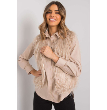 Kamizelka Damska Model TW-KZ-2115.32X Beige - Och Bella