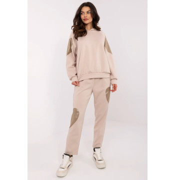 Spodnie Komplet Model MI-KMPL-M6156.98 Dark Beige - Italy Moda