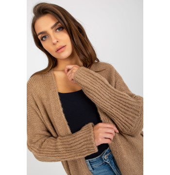 Sweter Kardigan Model TW-SW-BI-M2201.87 Dark Beige - Och Bella