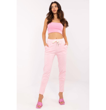 Spodnie Dresowe Model DHJ-SP-9283.83P Light Pink - Italy Moda