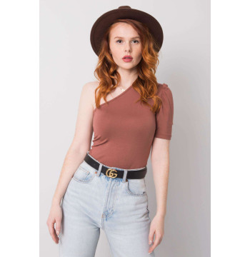 Bluzka Model 95-BZ-190101.22P Brown - Rue Paris