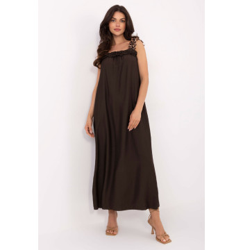 Sukienka Model MI-SK-A6412.68 Dark Brown - Italy Moda