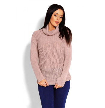 Golf Damski Model 70014 Latte - PeeKaBoo