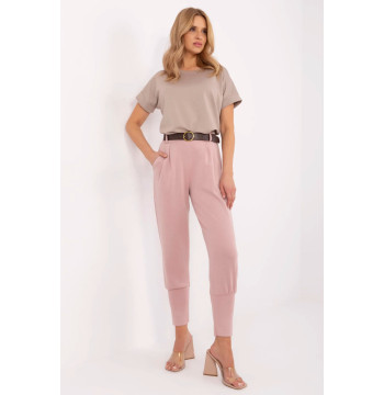 Spodnie Dresowe Model DHJ-SP-20316.16 Dark Pink - Italy Moda