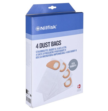 NILFISK Worki do odkurzaczy BUDDY II 12/18L 4szt