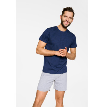 Piżama Męska Model Nutty 39747-59X Navy/Grey - Henderson