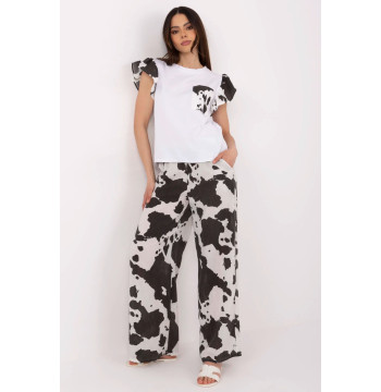 Spodnie Komplet Model MI-KMPL-M58091.88 Black/White - Italy Moda