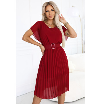 Sukienka Model Mia 465-5 Bordo - Numoco