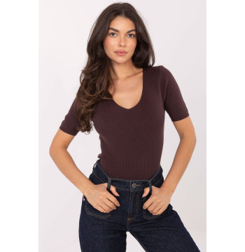 Sweter Damski Model PM-SW-B-627.63 Dark Brown - Factory Price