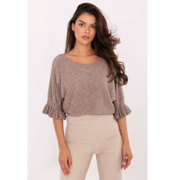 Sweter Damski Model IT-SW-99244.65 Dark Beige - Italy Moda