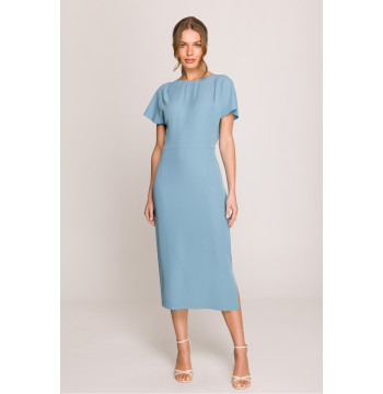 Sukienka Model S398 Cold Blue - Stylove