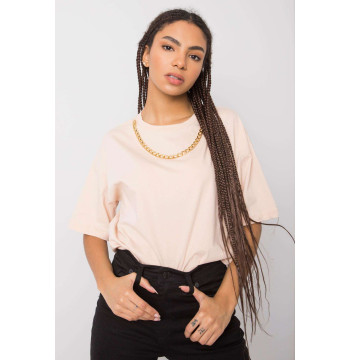 T-shirt Damski Model 157-TS-4257.78 Brzoskwinia - Rue Paris