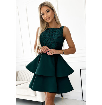 Sukienka Model Laura 205-4 Bottle Green - Numoco