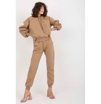 Spodnie Komplet Model EM-KMPL-659.32 Dark Beige - Ex Moda