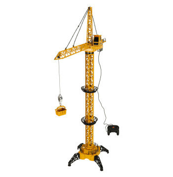 Dźwig Żuraw budowlany zdalnie sterowany RC z hakiem 4CH 128cm