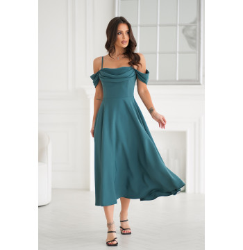 Sukienka Model 325-13 Bottle Green - Bicotone