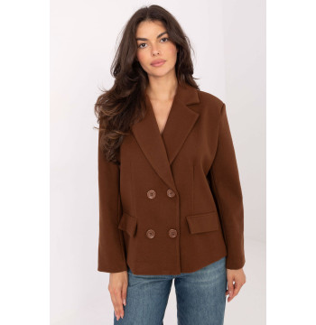 Płaszcz Damski Model IT-KR-FL9559.02P Light Brown - Rue Paris