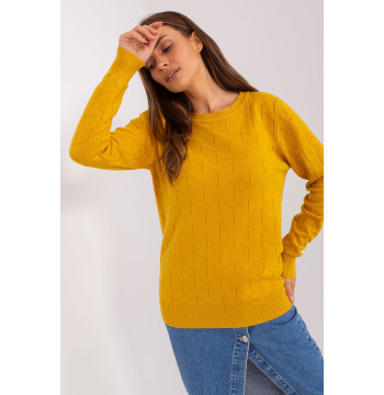 Sweter Damski Model AT-SW-232901.25X Dark Yellow - AT