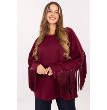 Bluza Damska Model IT-BZ-21695.10 Bordo - Factory Price