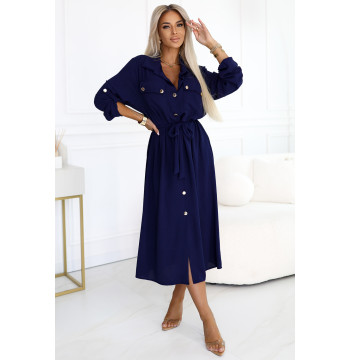 Sukienka Model 531-6 Navy - Numoco