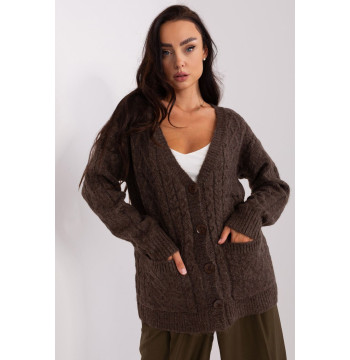 Sweter Damski Model AT-SW-2358.31 Brown - AT