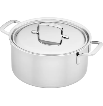 Garnek niski z pokrywką DEMEYERE 5-Plus 40851-107-0 - 2.2 ltr