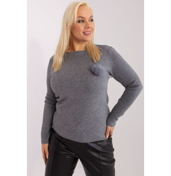 Sweter Damski Model PM-SW-PM-3706.10X Dark Grey - Factory Price