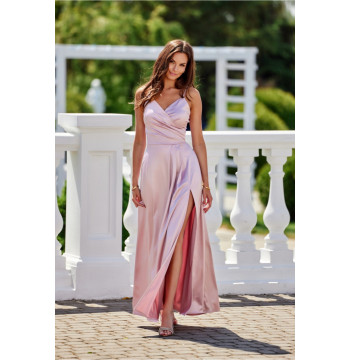 Sukienka Model Salma ROZ SUK0462 Pink - Roco Fashion