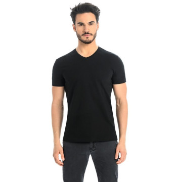 T-shirt Męski Model Dany V 1503 Black - Teyli