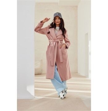 Płaszcz Damski Model Katsy ROZ PLA0041 Pink - Roco Fashion