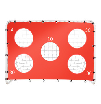 Bramka piłkarska do piłki nożnej dla dzieci treningowa 2w1 + mata celności 215 x 153 x 76 cm
