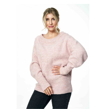 Sweter Damski Model M882 Light Pink - Figl