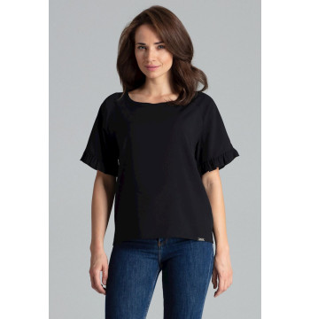 Bluzka Model L052 Black - Lenitif