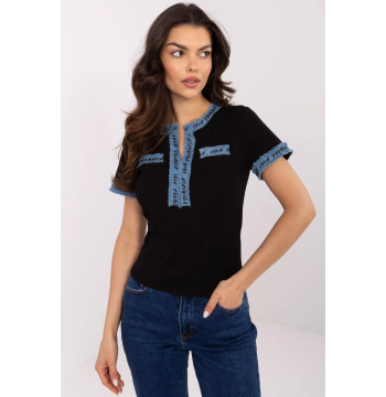 Tshirt Damski Model NM-TS-V8295.35 Black - NM