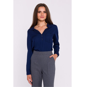 Bluzka Model S375 Navy - Stylove