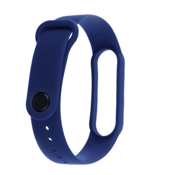 Pasek silikonowy do Xiaomi 5/6 - granatowy
