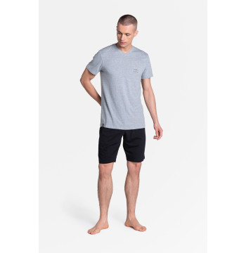 Piżama Męska Model Duty 38881-90X Grey/Black - Henderson