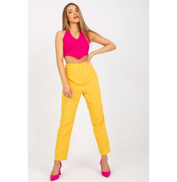 Spodnie Damskie Model BR-SP-219.71 Dark Yellow - Xsapienza