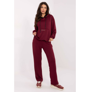 Spodnie Komplet Model RV-KMPL-A903.23 Bordo - Relevance