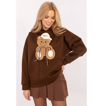 Bluza Damska Model DHJ-BL-A8695.65P Brown - Italy Moda