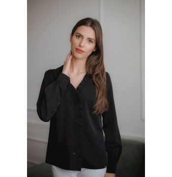 Bluzka Model L077 Black - Lenitif
