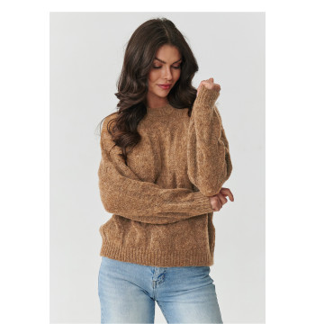 Sweter Damski Model S169 Ochra - Makadamia