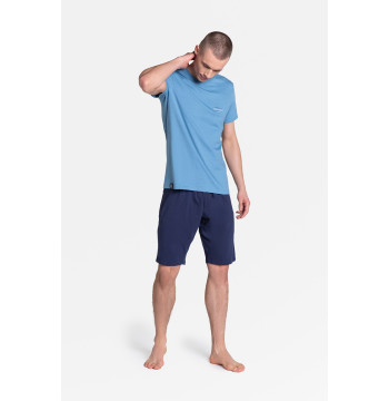 Piżama Męska Model Duty 38881-95X Blue/Navy - Henderson