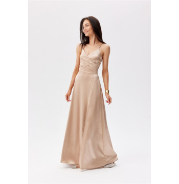 Sukienka Model Serena BEZ SUK0521 Beige - Roco Fashion