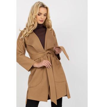 Płaszcz Damski Model TW-PL-BE-M125.21 Camel - Och Bella